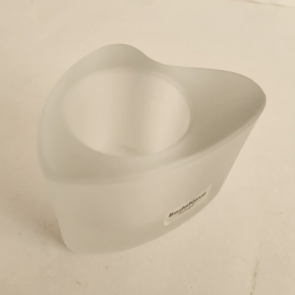 Heart-Shaped Art Glass Votive Candle Holder Valentine's Day - Picture 16 of 16